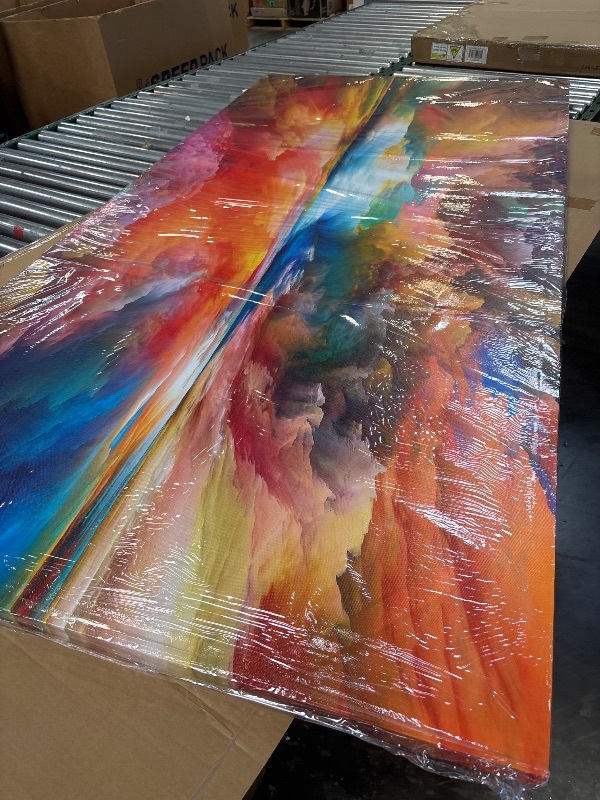 Photo 1 of YYYYHPP Abstract Wall Art Canvas Prints