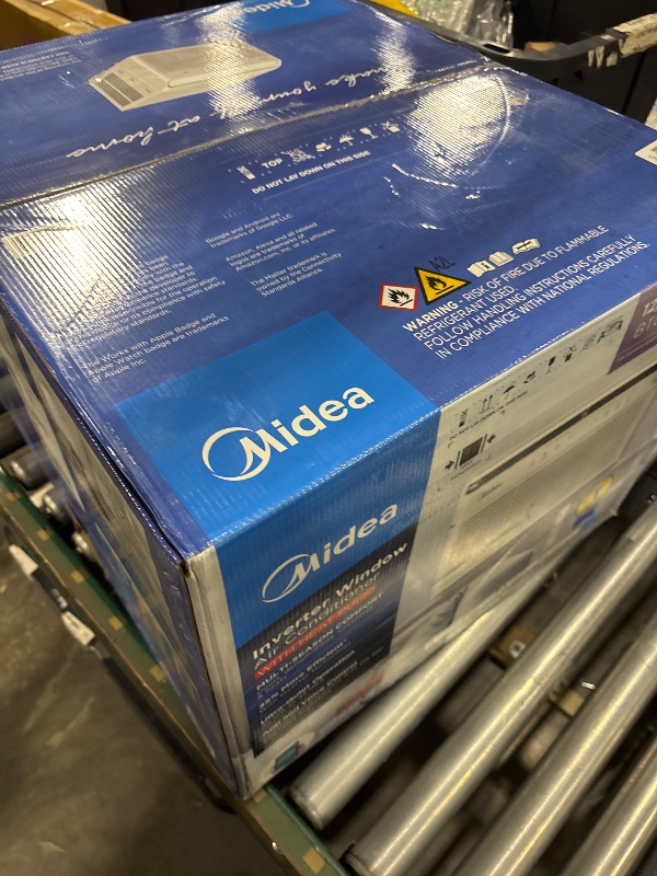 Photo 1 of Midea 12,000 BTU Window Air Conditioner with Heat, 550 Sq Ft