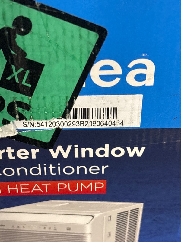 Photo 1 of Midea 12,000 BTU Window Air Conditioner with Heat, 550 Sq Ft