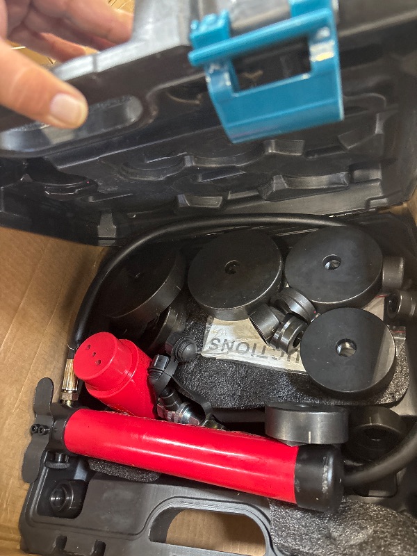 Photo 1 of AMZCNC Hydraulic Knockout Punch Kit 15 Ton