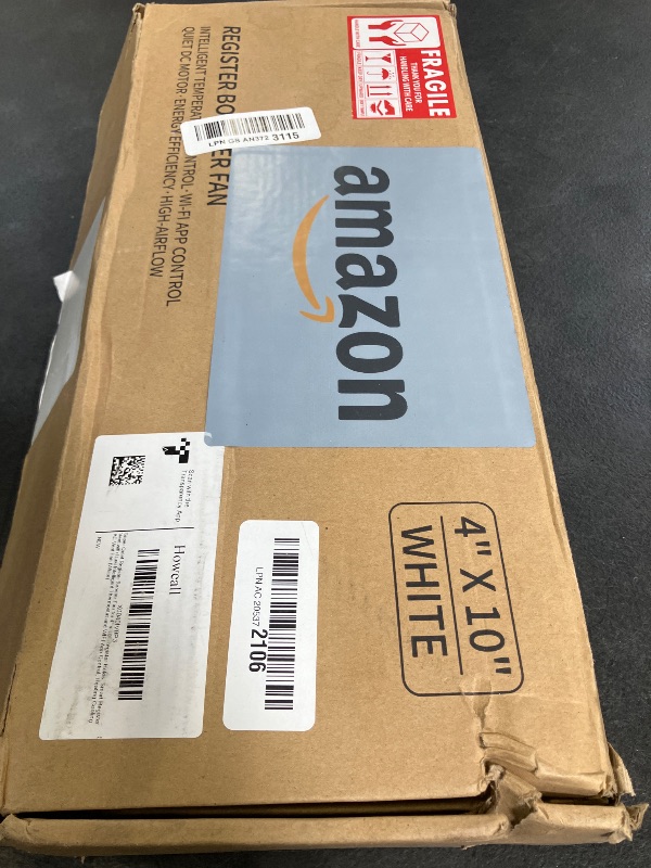 Photo 1 of Howeall Smart Register Booster Fan - White