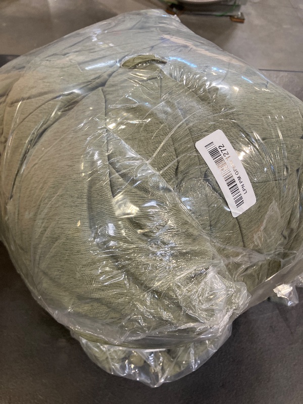 Photo 1 of Monbix Queen Comforter Set 7 Pieces Cationic Green Bed in a Bag