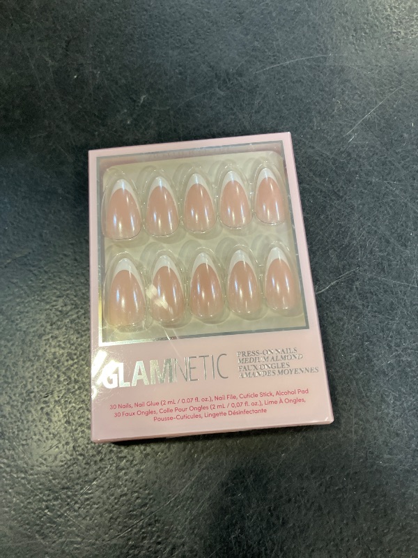 View 2 of Glamnetic Press On Nails - Medium Almond, 30 Pc Kit
