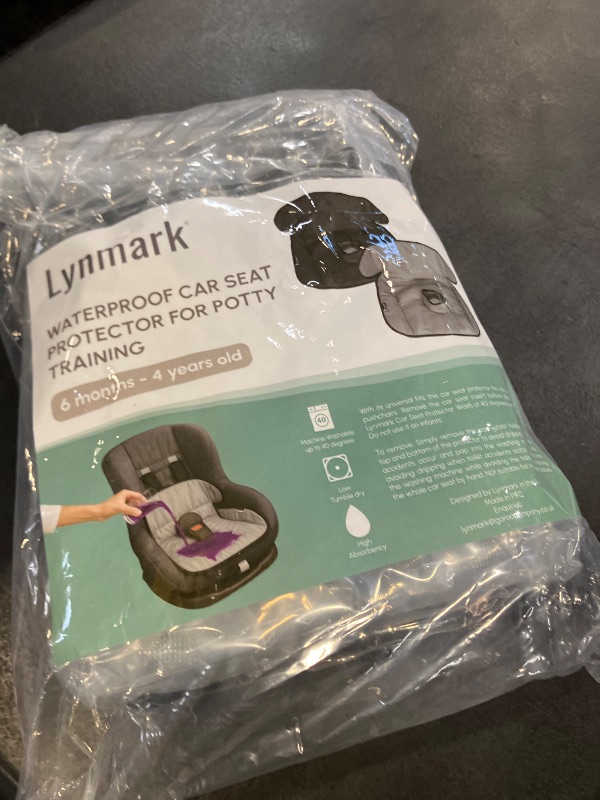Photo 1 of Lynmark 2X Potty Training Car Seat Protector - Grey/Black