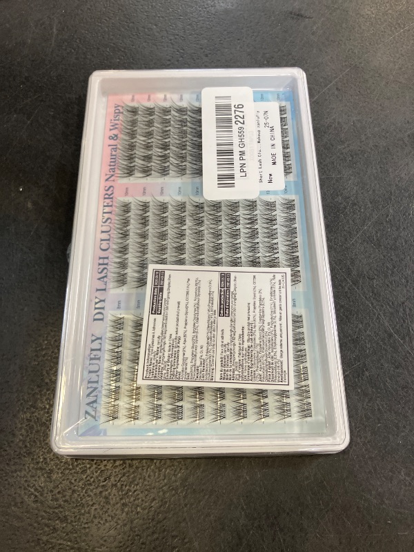 Photo 1 of zanlufly Short Lash Clusters (8-10-12mm, CC Curl, 180pcs)