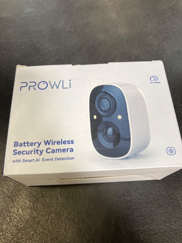 View 2 of PROWLI Wireless Outdoor Security Camera, 2.5K, Color Night Vision