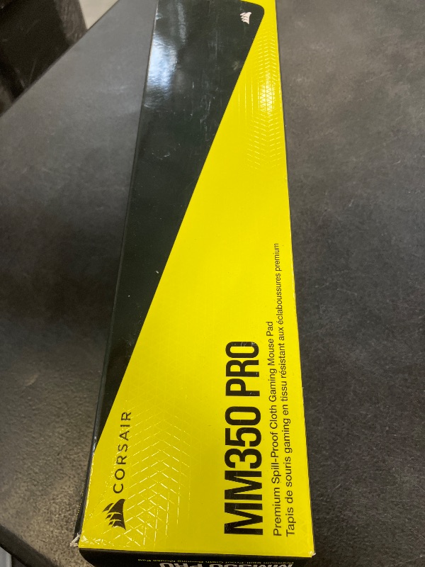 Photo 1 of Corsair MM350 PRO Spill-Proof Cloth Gaming Mouse Pad – Extended XL – Black