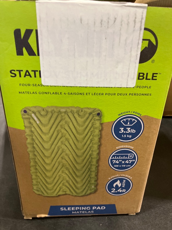 Photo 1 of Klymit Insulated Double V Inflatable Sleeping Pad