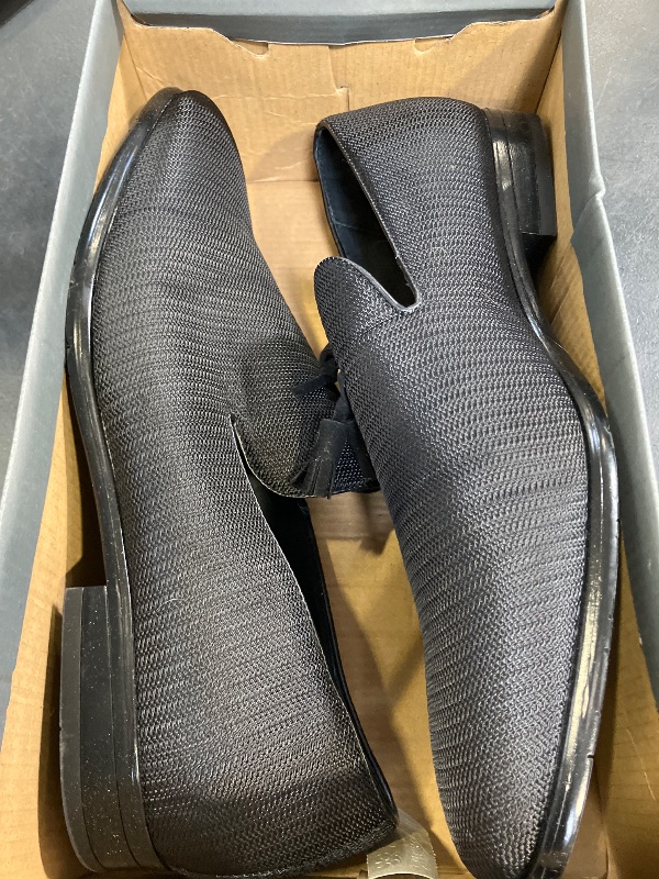 View 3 of Stacy Adams Men's Tazewell Loafers Black 13 Wide