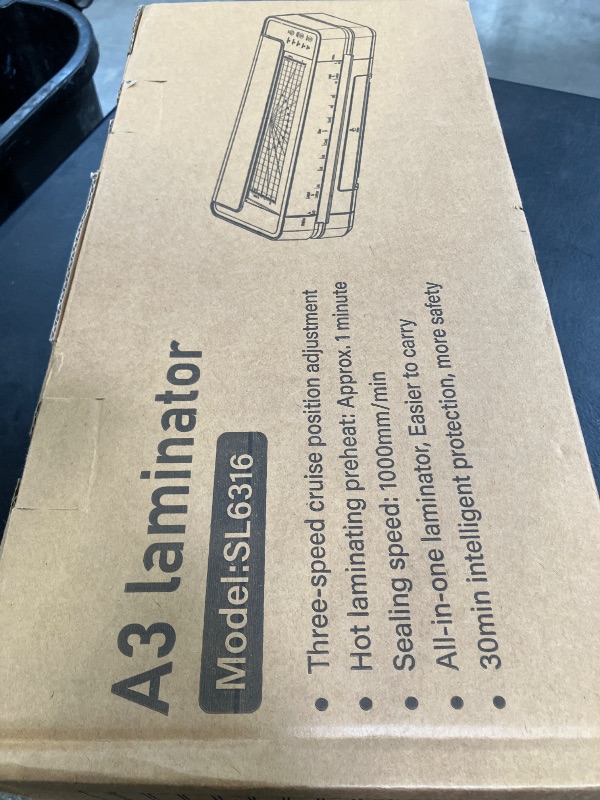 Photo 1 of 13" 4-Roller Commercial Laminator Machine, 3-10 Mil Thickness, Fast 55s