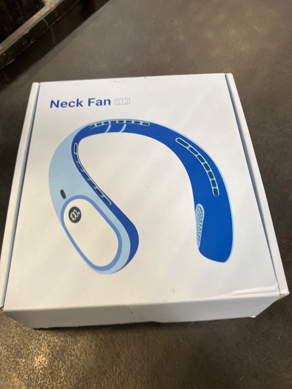Photo 1 of SHEWIND Portable Neck Fan - 5000mAh Rechargeable, 4 Speeds, Bladeless