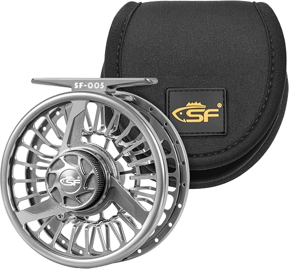 Photo 1 of SF Premium SF005 Fly Fishing Reel Aircraft-Grade Aluminum 3/4/5, 5/6/7, 7/8/9 WT Dust-Proof Sealed Drag Free Reel Case Perfect for Trout & Bass