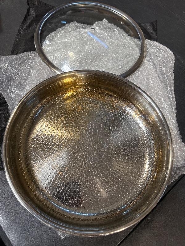 View 4 of Abijan 10" Titanium Frying Pan with Lid