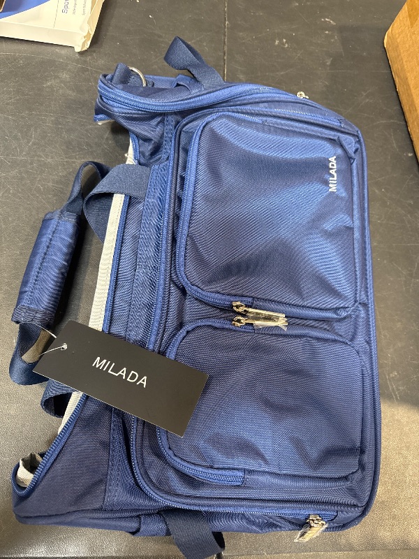 Photo 1 of MILADA Underseat Carry On Duffle Bag - Blue