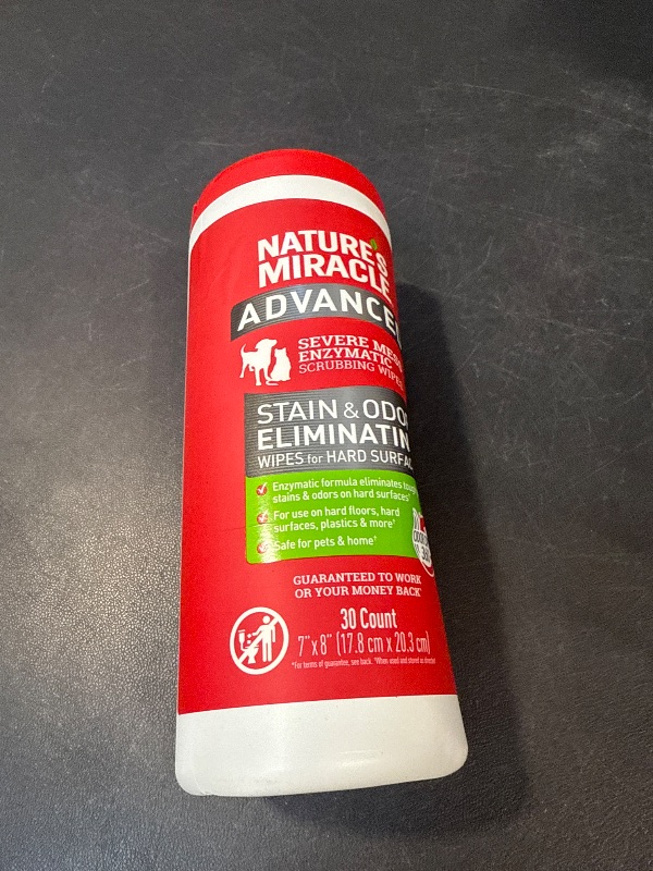 View 2 of Nature's Miracle Advanced Pet Stain & Odor Wipes, 30 Count