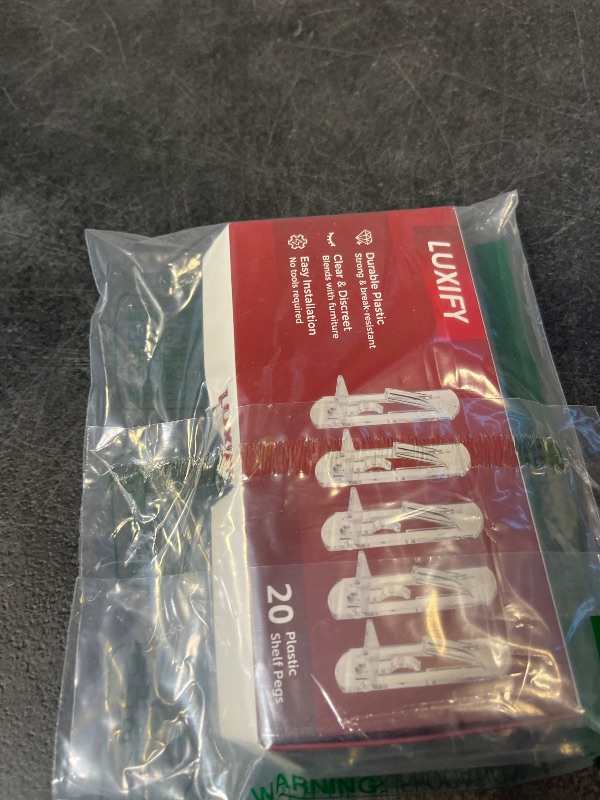 View 2 of Luxify 20-Piece Cabinet Shelf Pegs