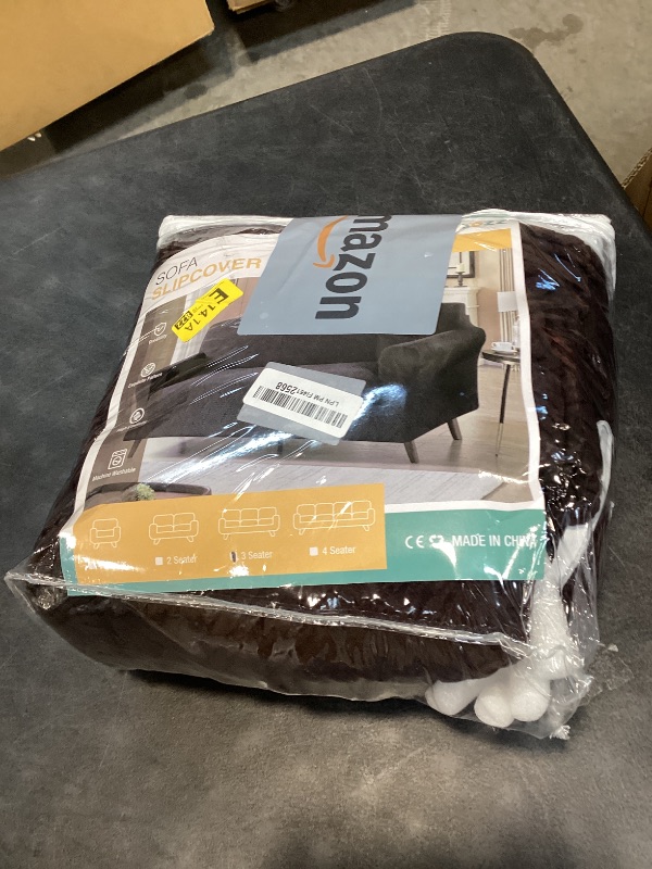 View 2 of Ruaozz 3 Seater Sofa Slipcover Chocolate