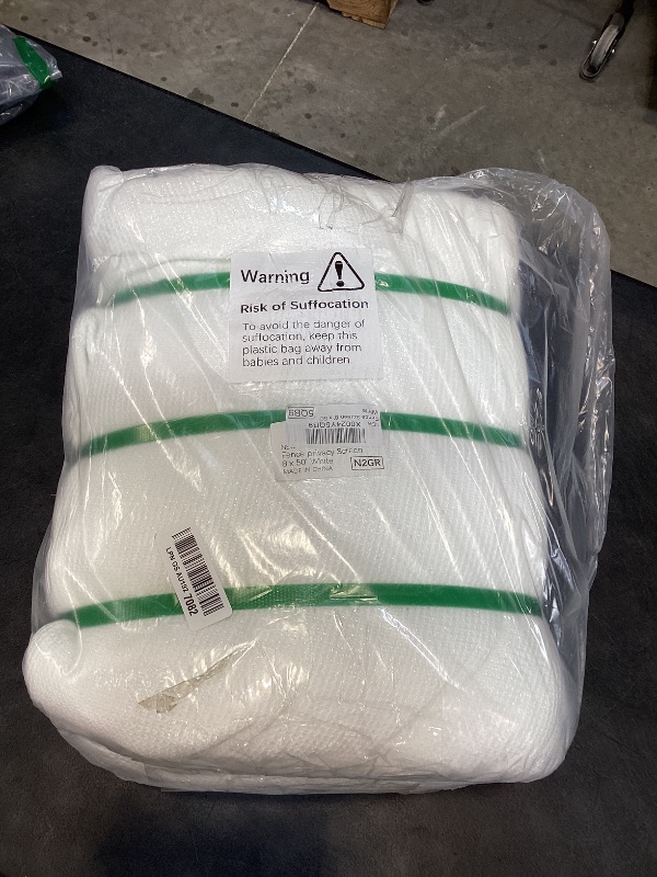 Photo 1 of Amgo 8' x 50' Fence Privacy Screen White