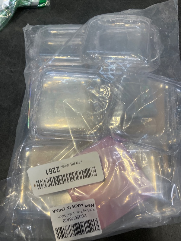 View 2 of Rolybag Clear Acrylic Press On Nail Storage Box