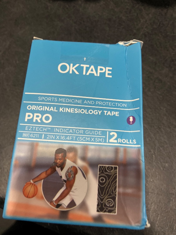 Photo 1 of OK TAPE Kinesiology Tape Pro Pre-Cut Strips