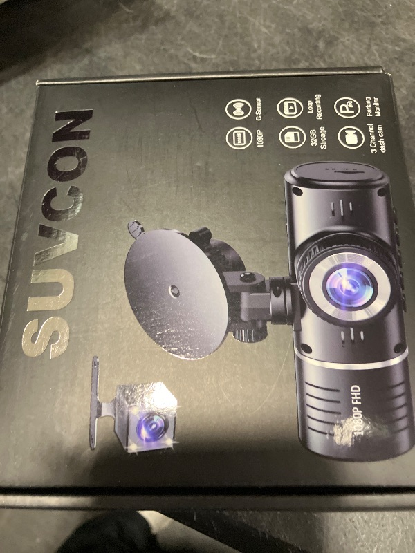 View 2 of SUVCON 3-Channel Dash Cam