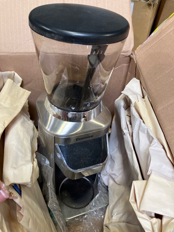 View 4 of Cusinice Conical Burr Coffee Grinder
