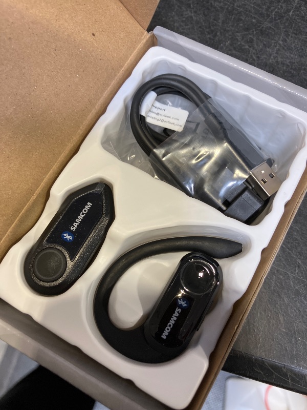 Photo 1 of SAMCOM X7 Bluetooth Earpiece with PTT