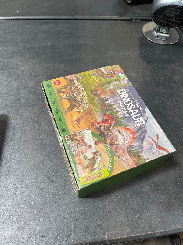 View 2 of OENUX Interactive Dinosaur Sound Book & 12 Dino Figures