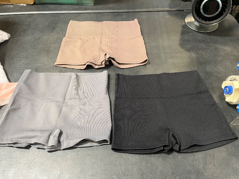Photo 1 of 3 pack oqq biker shorts medium