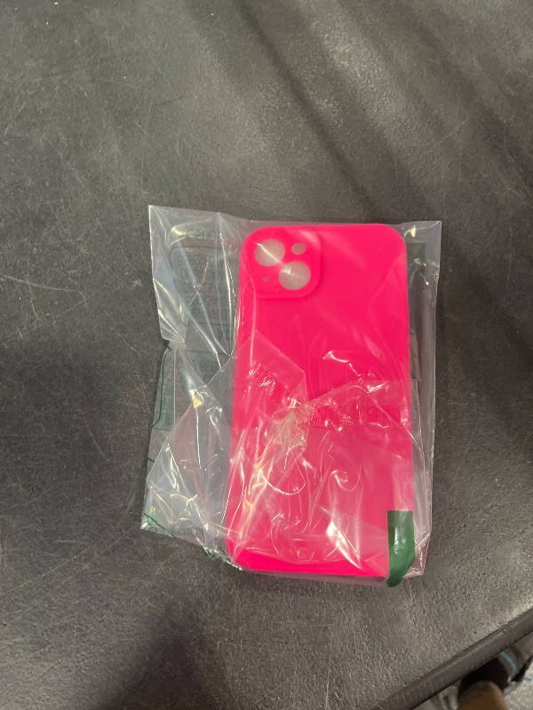 View 2 of SUPFINE iPhone 15 Plus Case, Liquid Silicone, Hot Pink