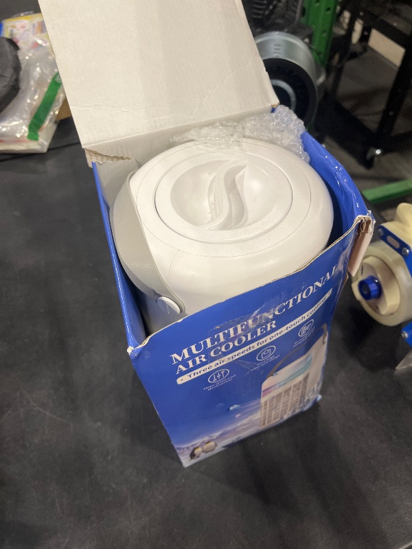 Photo 1 of PUUXUMIC Portable Air Conditioner Fan with 1500ml Tank