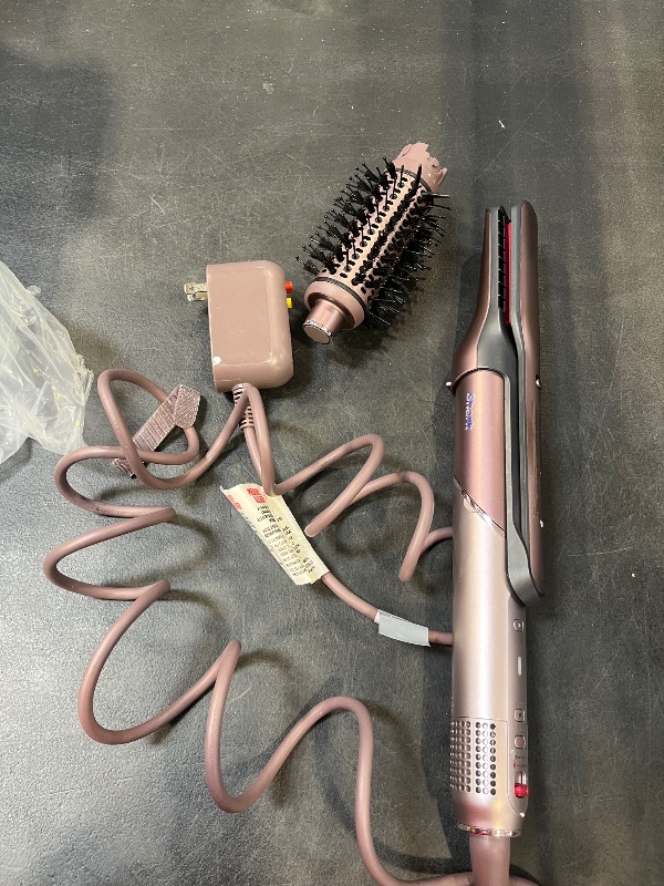 Photo 1 of Shark FlexFusion Ceramic Air Styler, Straightener+Curler, Blush, HD641S