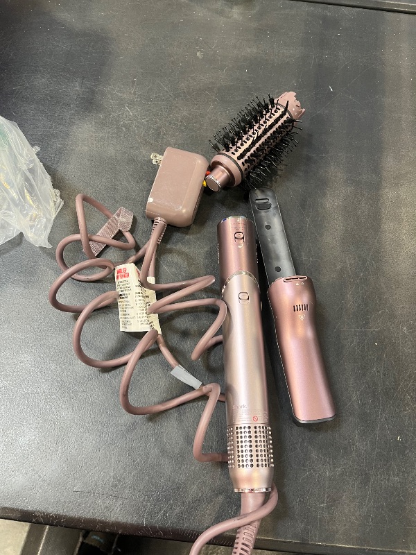 Photo 1 of Shark FlexFusion Ceramic Air Styler, Straightener+Curler, Blush, HD641S
