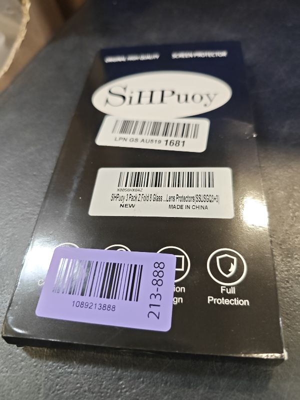 Photo 1 of SiHPuoy Tempered Glass Screen Protector for Samsung Galaxy Z Fold 8 - 3 Pack