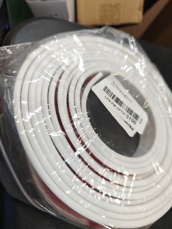 Photo 1 of MECCANIXITY TPE U-Shape Edge Banding - White, 13ft