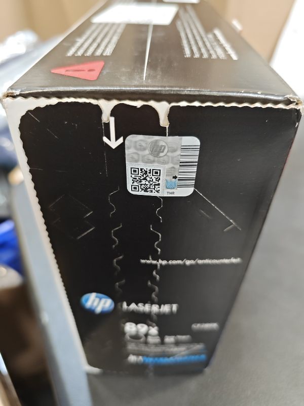 Photo 1 of HP 89X Black High-Yield Toner Cartridge (CF289X)