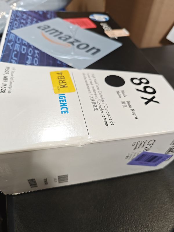 Photo 1 of HP 89X Black High-Yield Toner Cartridge (CF289X)