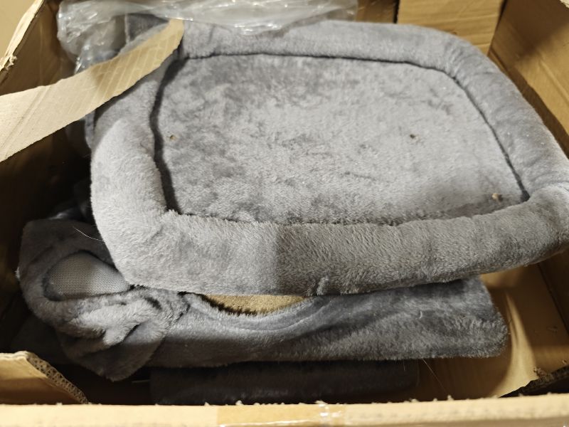 Photo 1 of Smouatou Three Layer Cat Tree with Condo and Hammocks - Grey