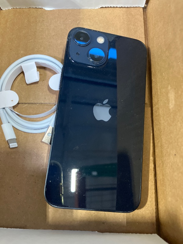 Photo 1 of Apple iPhone 13 Mini, 128GB, Midnight - Unlocked (Renewed)