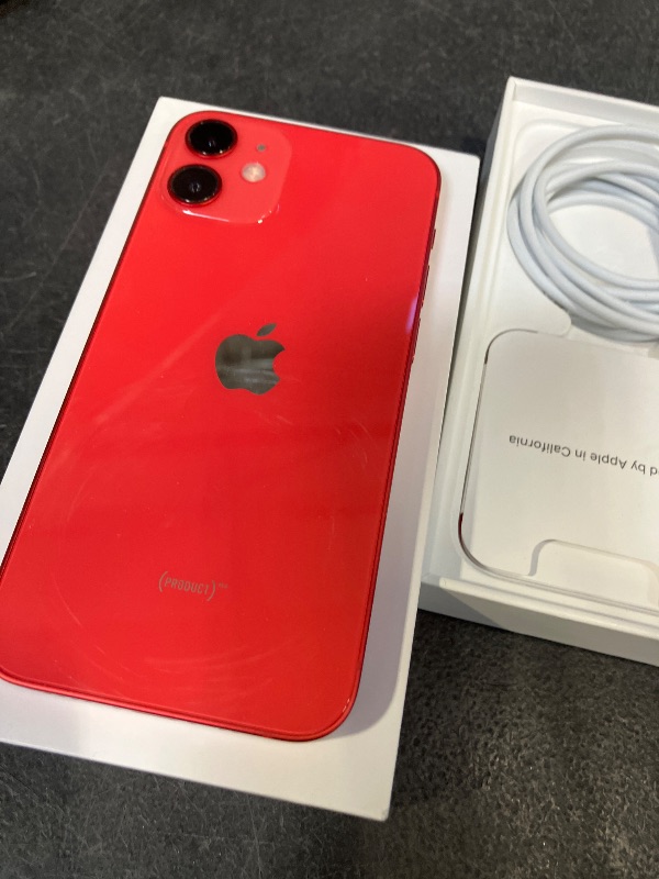 Photo 1 of ***** COLOR RED****Apple iPhone 12 mini 128GB (PRODUCT)RED