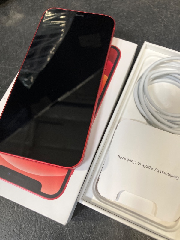 Photo 1 of ***** COLOR RED****Apple iPhone 12 mini 128GB (PRODUCT)RED