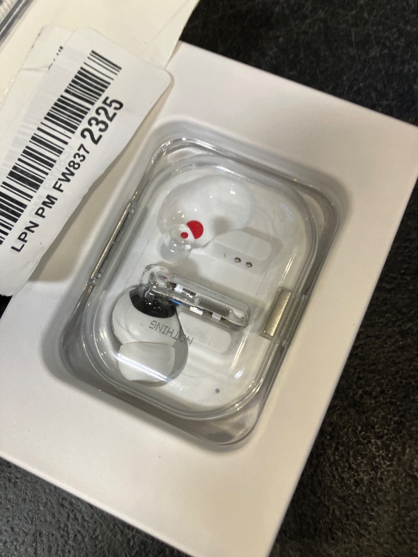 Photo 1 of Nothing Ear (a) Wireless Earbuds, 45dB Hybrid Noise Cancelling Earbuds, Hi-Res Audio, Advanced Equaliser, Dual Connect, 6 Mics, 42.5H Playtime Ear Buds Wireless Bluetooth, White