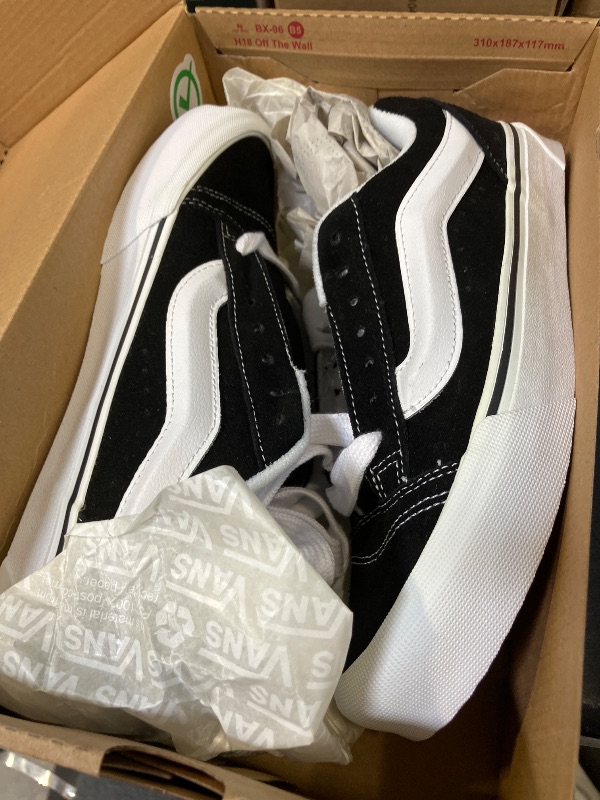Photo 1 of Vans Unisex Knu Skool Shoe, Black/True White 7