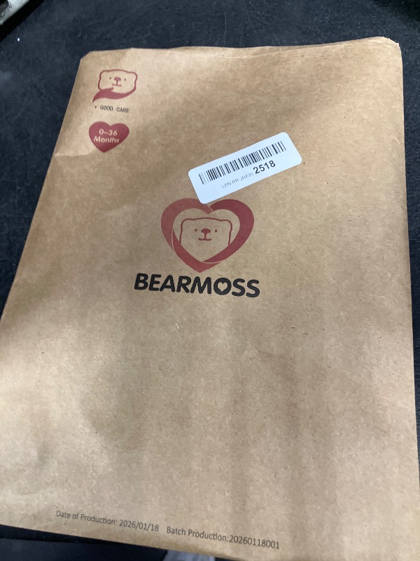 Photo 1 of Bearmoss Muslin Baby Bibs, 6 Pack