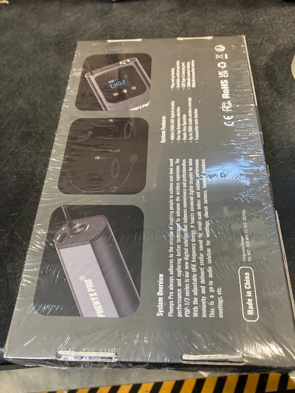 Photo 1 of Phenyx Pro Wireless Headset/Lapel Microphone System (PDP-1-1B)