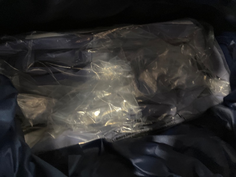 Photo 1 of SoundAsleep Dream Series Raised Full Air Mattress, Built-in Pump, Blue
