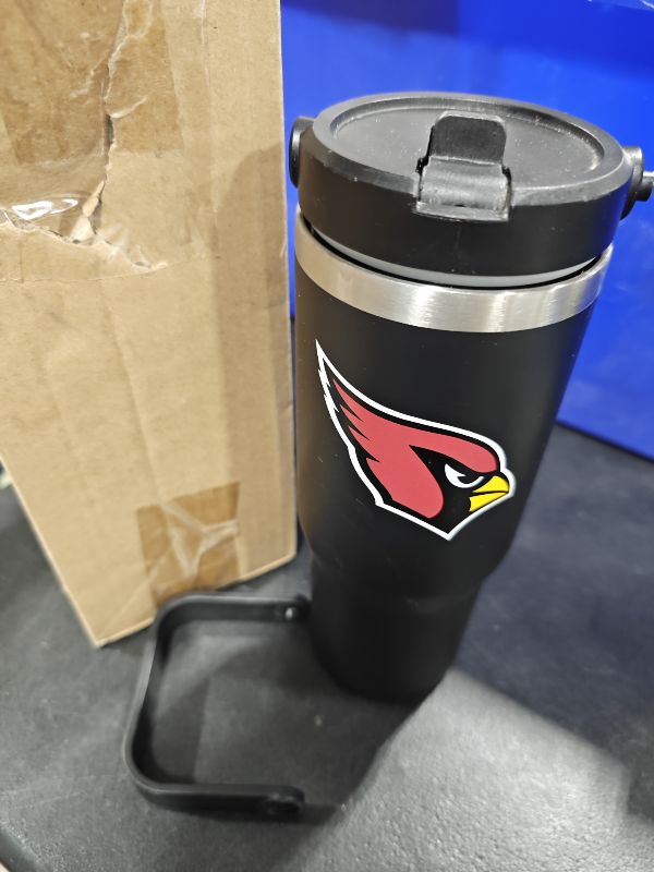 View 2 of FOCO Arizona Cardinals NFL 30 oz Straw Tumbler