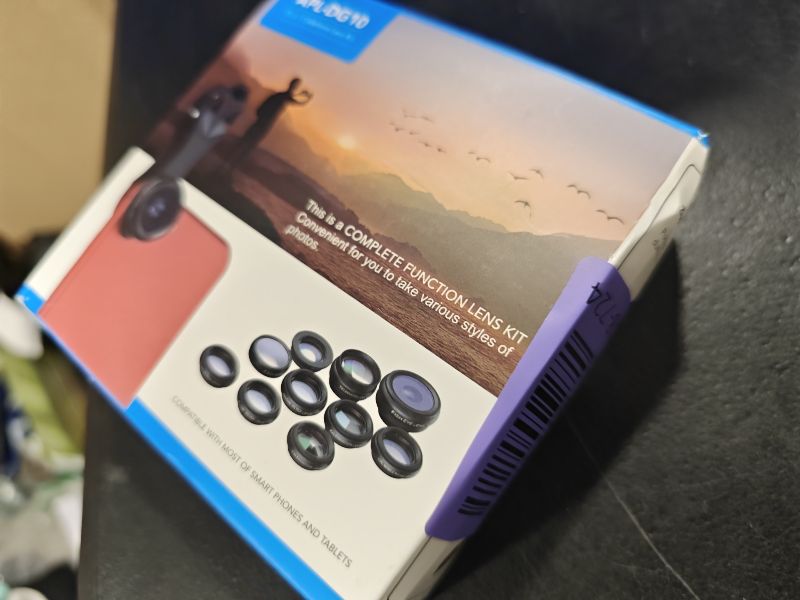 Photo 1 of Apexel 10-in-1 Phone Camera Lens Kit with Remote Shutter