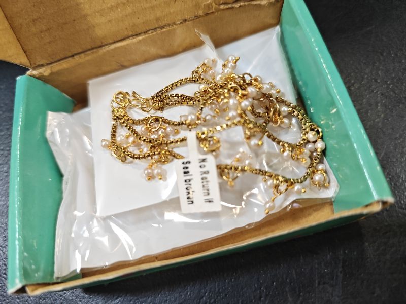 View 3 of Jewel India Traditional Kundan Jadau Passa Hair Jewelry