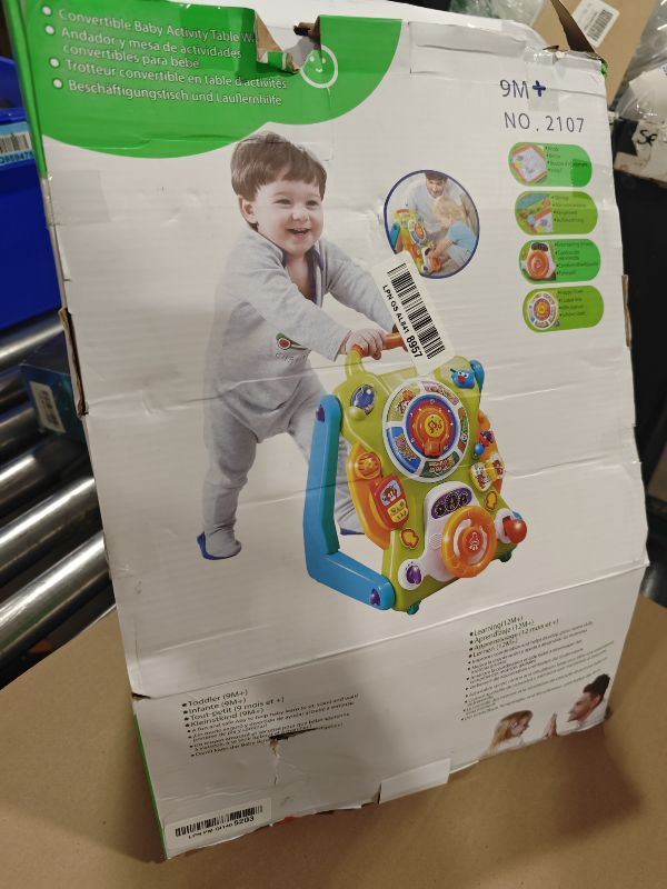 Photo 1 of 3-in-1 Baby Walker Sit to Stand Toy Activity Center for Infant Toddler 6M+